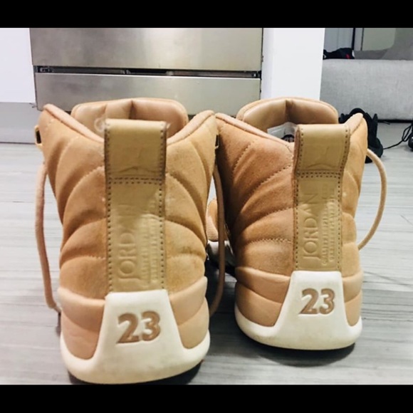 Jordan Retro 12s Tan and Gold 🔥💛 - Picture 2 of 5